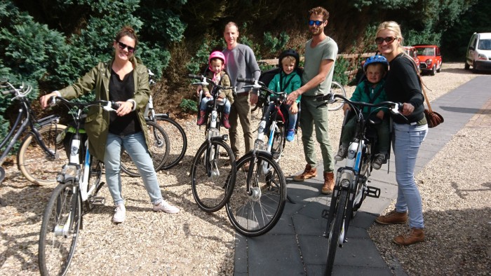 7-versnellingen unisex fiets op de Veluwe in 