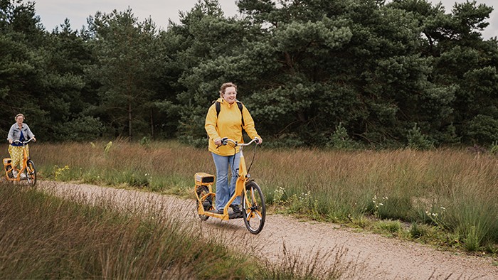 E-loopfietsen op de Veluwe in 