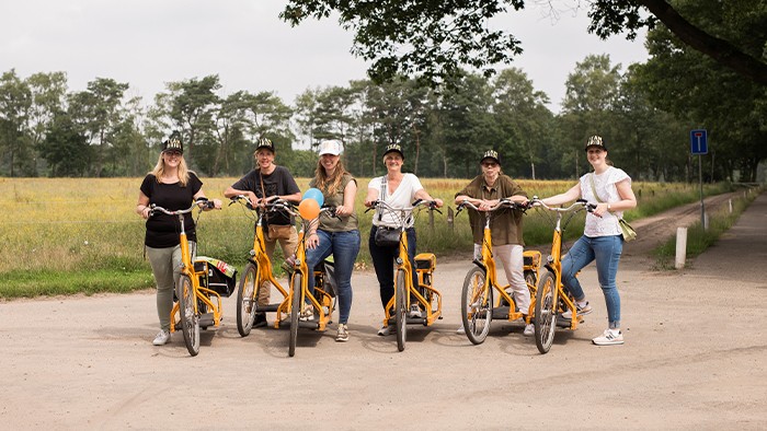 Hijsen Minder dan Attent Loopfietsen op de Veluwe: nieuw en hilarisch!