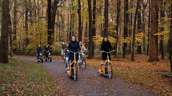 E-loopfietsen op de Veluwe in 