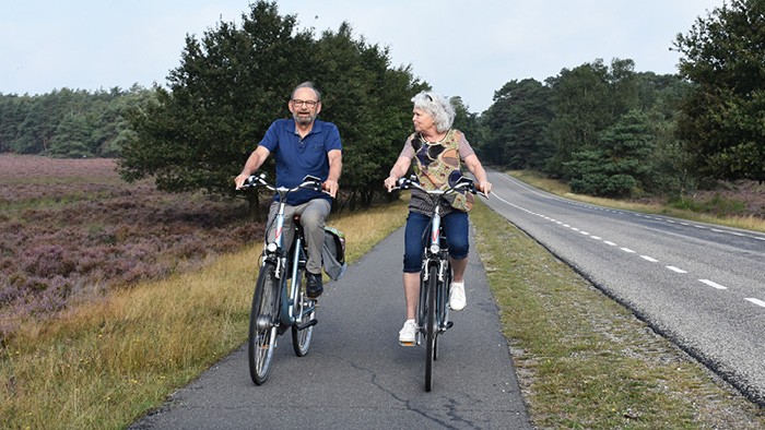 Elektrische fietsen op de Veluwe in 
