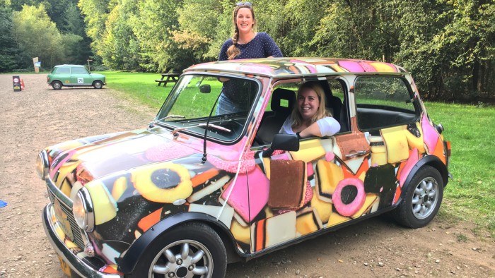 Mini Cooper op de Veluwe in 