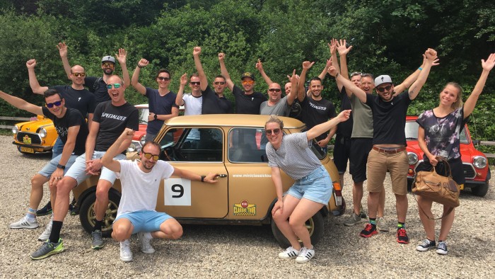 Mini Cooper op de Veluwe in 