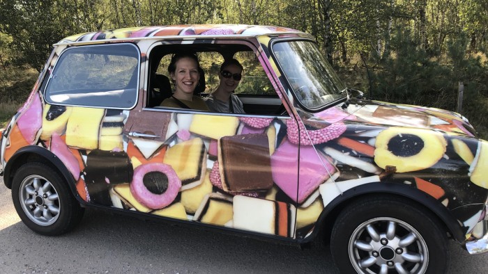Mini Cooper op de Veluwe in 