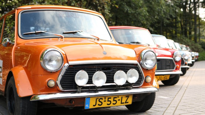 Mini Cooper op de Veluwe in 