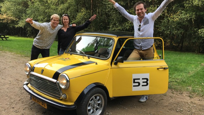 Mini Cooper op de Veluwe in 