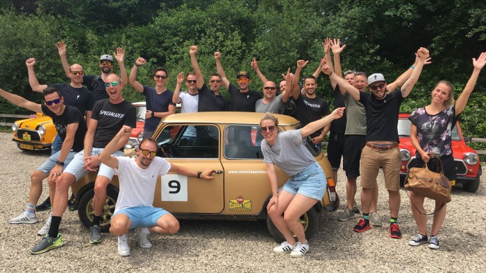 Mini Cooper op de Veluwe in 