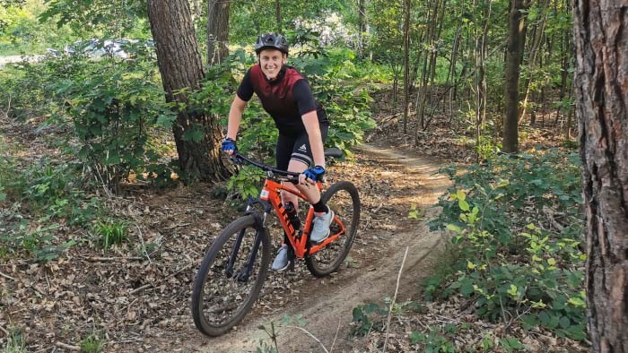 Mountainbiken op de Veluwe in 