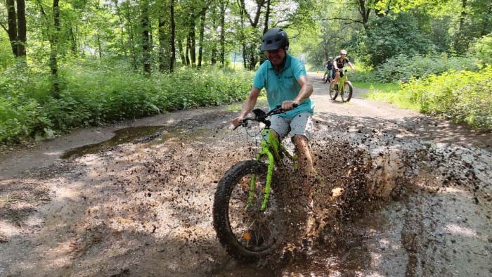 Mountainbiken op de Veluwe in 