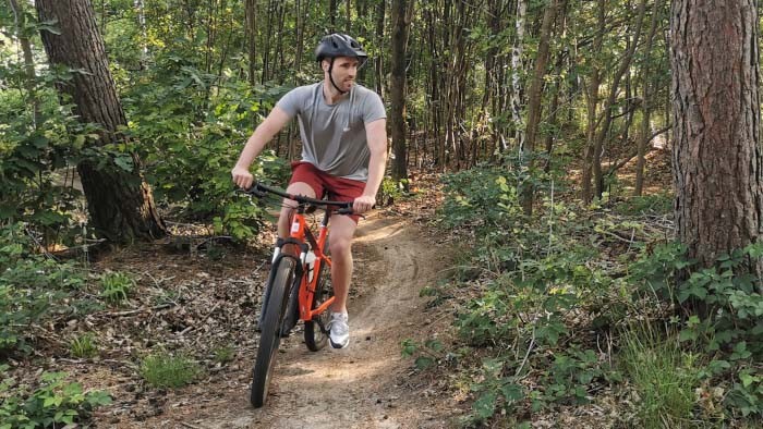 Mountainbiken op de Veluwe in 