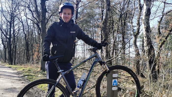 Mountainbiken op de Veluwe in 