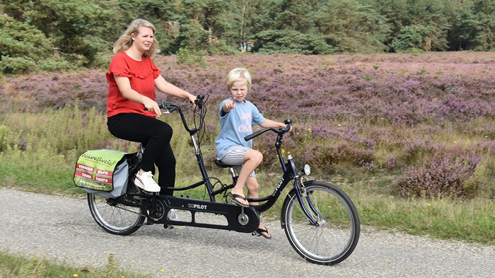 ga sightseeing lekkage Uitsluiting Ouder-kind tandem huren - geniet van de Veluwe met de kids