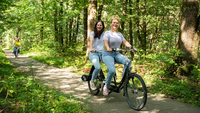 Tandemtocht op de Veluwe in 