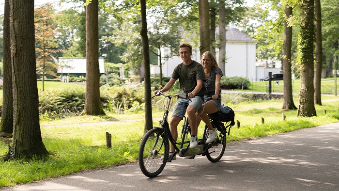 Tandem tocht op de Veluwe in 