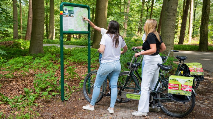 Tandem tocht op de Veluwe in 