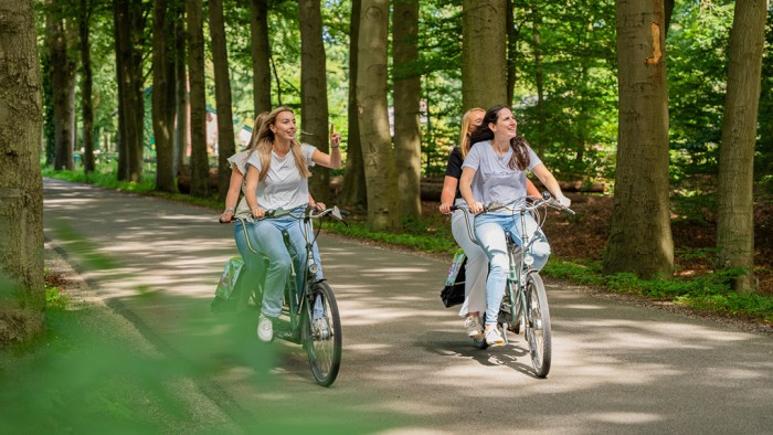 Tandem tocht op de Veluwe in 