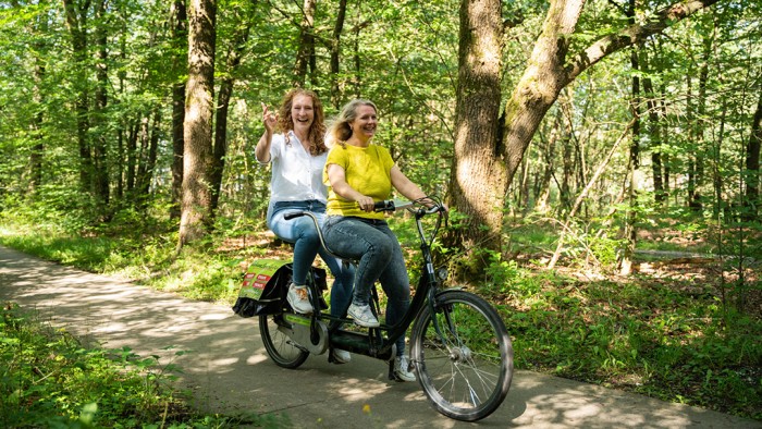 Tandemtocht op de Veluwe in 