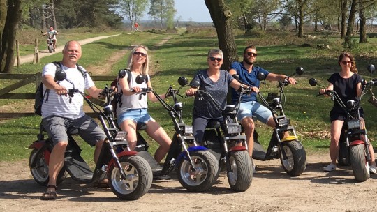 E-chopper BBQ tour op de Veluwe Activiteit / Dagje weg E-chopper BBQ tour op de Veluwe
